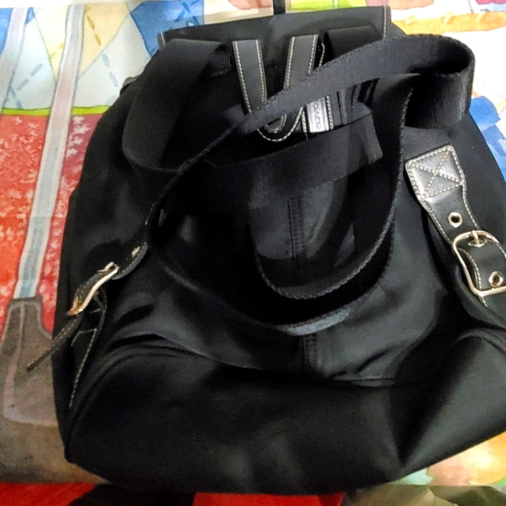 Coach Authentic Micro Backpack Black Bag - image 4